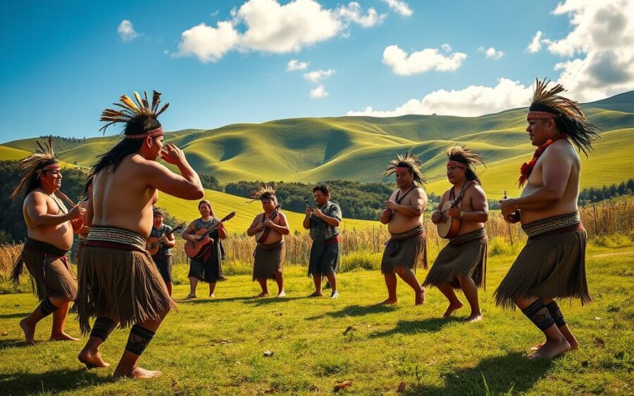 muzyka i taniec tradycje maoryskie